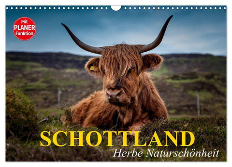 Schottland. Herbe Naturschönheit (Wandkalender 2027 DIN A3 quer), CALVENDO Monatskalender