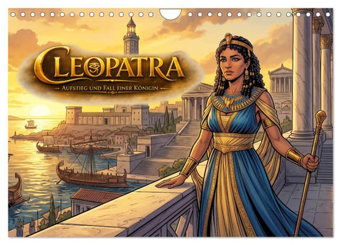 Cleopatra – Aufstieg und Fall einer Königin (Wandkalender 2027 DIN A4 quer), CALVENDO Monatskalender