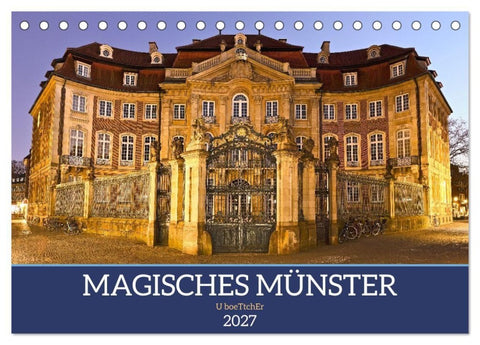 Magisches Münster (Tischkalender 2027 DIN A5 quer), CALVENDO Monatskalender