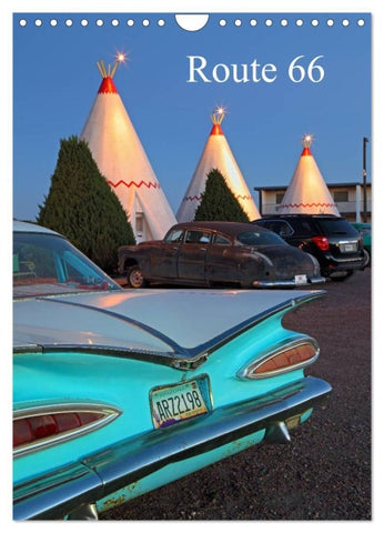 Route 66 (Wandkalender 2026 DIN A4 hoch), CALVENDO Monatskalender