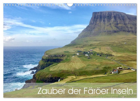 Zauber der Färöer Inseln (Wandkalender 2027 DIN A3 quer), CALVENDO Monatskalender