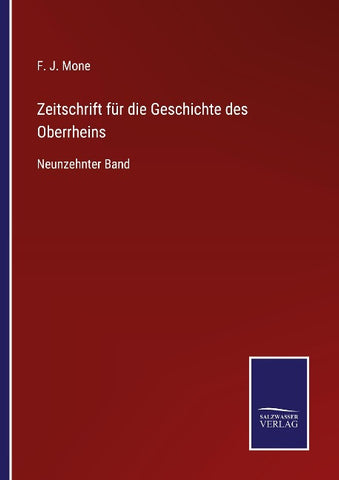 Zeitschrift für die Geschichte des Oberrheins