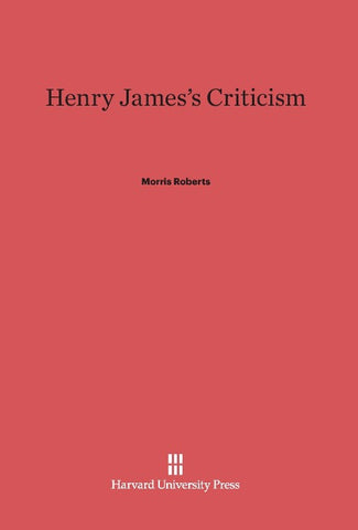 Henry James's Criticism