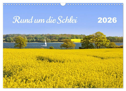 Rund um die Schlei (Wandkalender 2026 DIN A3 quer), CALVENDO Monatskalender