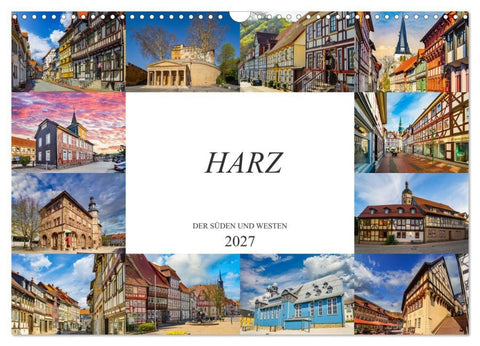 Harz der Süden und Westen (Wandkalender 2027 DIN A3 quer), CALVENDO Monatskalender