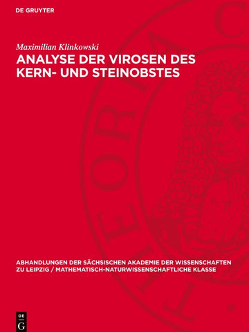 Analyse der Virosen des Kern- und Steinobstes