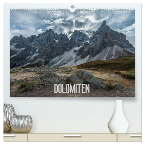 Dolomiten (hochwertiger Premium Wandkalender 2026 DIN A2 quer), Kunstdruck in Hochglanz
