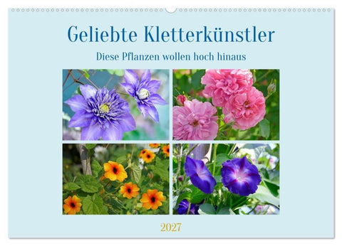 Geliebte Kletterkünstler (Wandkalender 2027 DIN A2 quer), CALVENDO Monatskalender