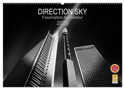 Direction Sky - Faszination Architektur 2026 (Wandkalender 2026 DIN A2 quer), CALVENDO Monatskalender
