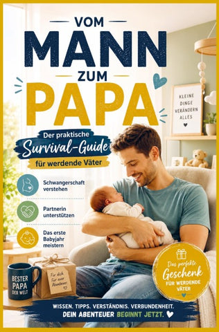 Vom Mann zum Papa:Der praktische Survival-Guide für werdende Väter(Das perfekte Geschenk für werdende Väter)