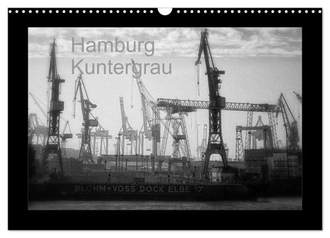 Hamburg Kuntergrau (Wandkalender 2026 DIN A3 quer), CALVENDO Monatskalender