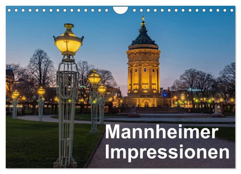 Mannheimer Impressionen. (Wandkalender 2027 DIN A4 quer), CALVENDO Monatskalender