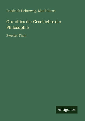 Grundriss der Geschichte der Philosophie