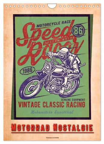 Motorrad Nostalgie (Wandkalender 2027 DIN A4 hoch), CALVENDO Monatskalender
