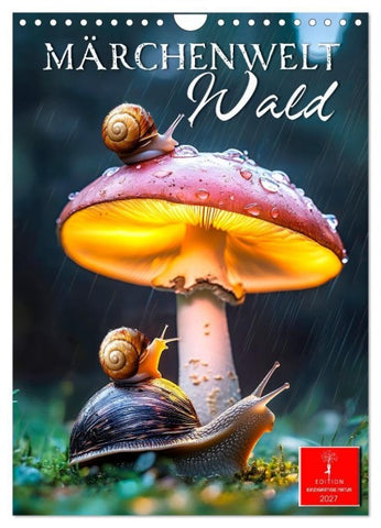 Märchenwelt Wald (Wandkalender 2027 DIN A4 hoch), CALVENDO Monatskalender