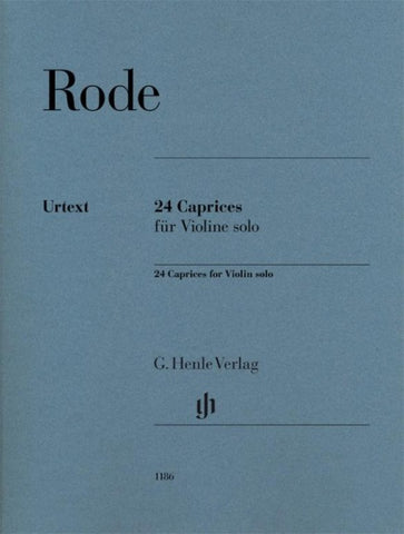 Pierre Rode - 24 Caprices für Violine solo