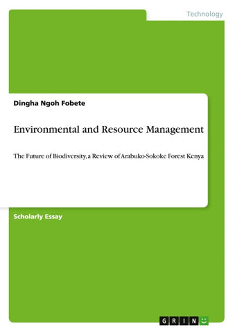 Environmental and Resource Management