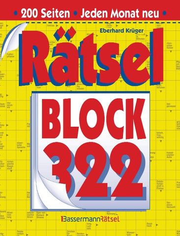Rätselblock 322 (5 Exemplare à 2,99 €)