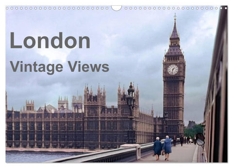 London - Vintage Views (Wandkalender 2027 DIN A3 quer), CALVENDO Monatskalender