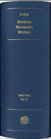 Griechisches etymologisches Wörterbuch / Griechisches etymologisches Wörterbuch