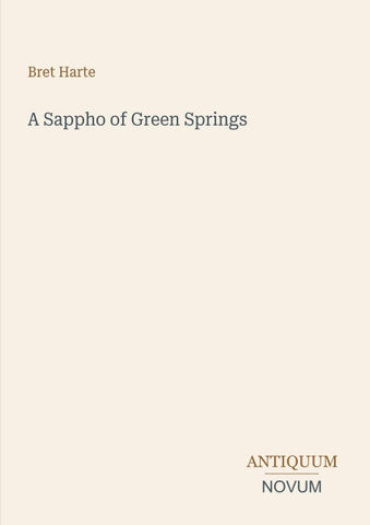 A Sappho of Green Springs