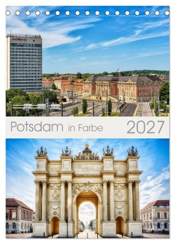 Potsdam in Farbe (Tischkalender 2027 DIN A5 hoch), CALVENDO Monatskalender