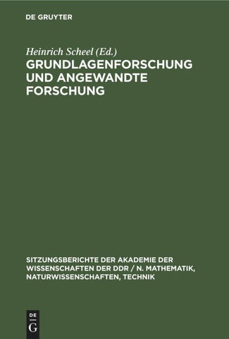 Grundlagenforschung und angewandte Forschung