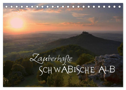 Zauberhafte Schwäbische Alb (Tischkalender 2027 DIN A5 quer), CALVENDO Monatskalender