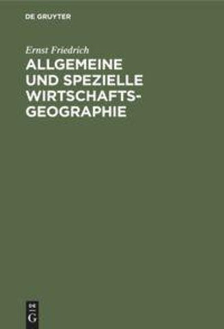 Allgemeine und spezielle Wirtschaftsgeographie