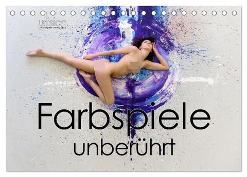 Farbspiele - unberührt (Tischkalender 2027 DIN A5 quer), CALVENDO Monatskalender