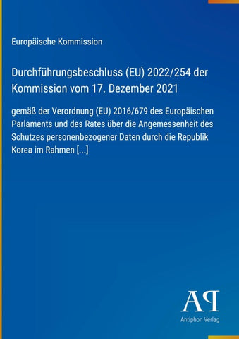 Durchführungsbeschluss (EU) 2022/254 der Kommission vom 17. Dezember 2021