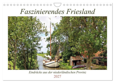 Faszinierendes Friesland (Wandkalender 2027 DIN A4 quer), CALVENDO Monatskalender
