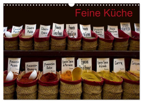 Feine Küche (Wandkalender 2027 DIN A3 quer), CALVENDO Monatskalender