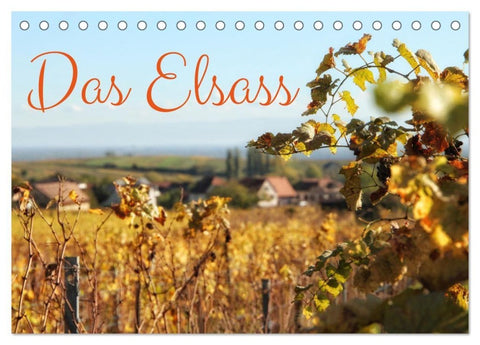 Das Elsass (Tischkalender 2027 DIN A5 quer), CALVENDO Monatskalender
