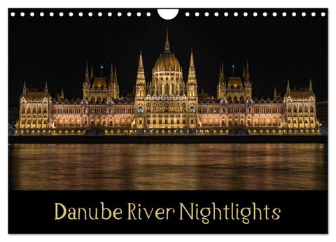 Danube River Nightlights (Wall Calendar 2027 DIN A4 landscape), CALVENDO 12 Month Wall Calendar