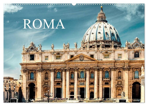 Roma (Wandkalender 2027 DIN A2 quer), CALVENDO Monatskalender