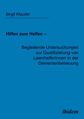 Hilfen zum Helfen