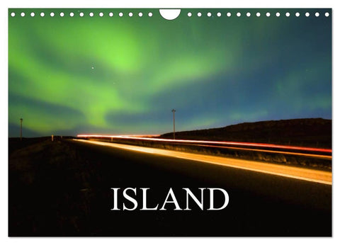 Island (Wandkalender 2026 DIN A4 quer), CALVENDO Monatskalender