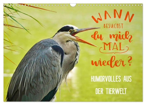 Humorvolles aus der Tierwelt (Wandkalender 2027 DIN A3 quer), CALVENDO Monatskalender