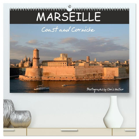Marseille Coast and Corniche (High Quality Premium Wall Calendar 2027 DIN A2 landscape),CALVENDO 12 Month Wall Calendar