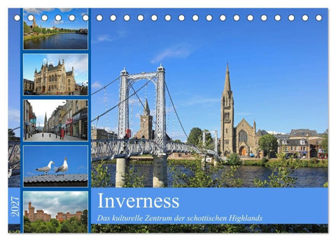 Inverness (Tischkalender 2027 DIN A5 quer), CALVENDO Monatskalender