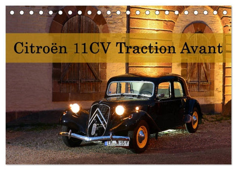 Citroën 11CV Traction Avant (Tischkalender 2027 DIN A5 quer), CALVENDO Monatskalender