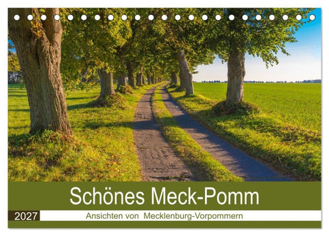 Schönes Meck-Pomm (Tischkalender 2027 DIN A5 quer), CALVENDO Monatskalender