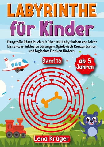 Labyrinthe für Kinder ab 5 Jahren - Band 16