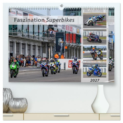 Faszination Superbikes (hochwertiger Premium Wandkalender 2027 DIN A2 quer), Kunstdruck in Hochglanz