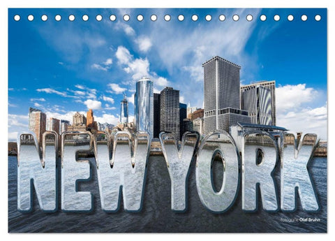 New York (Tischkalender 2026 DIN A5 quer), CALVENDO Monatskalender