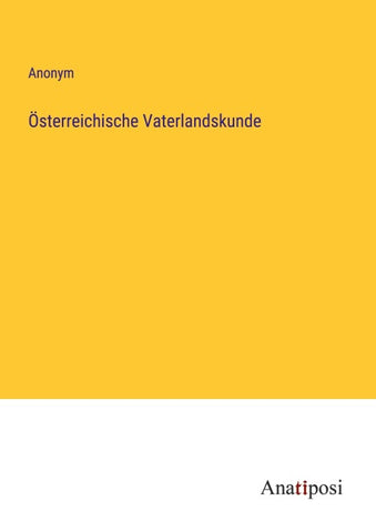 Österreichische Vaterlandskunde