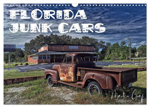 Florida Junk Cars (Wandkalender 2027 DIN A3 quer), CALVENDO Monatskalender