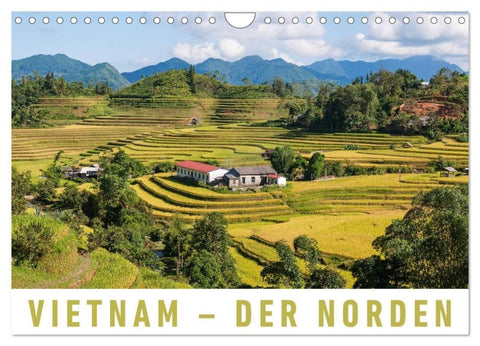 Vietnam - Der Norden (Wandkalender 2027 DIN A4 quer), CALVENDO Monatskalender