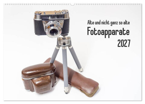 Alte und nicht ganz so alte Fotoapparate (Wandkalender 2027 DIN A2 quer), CALVENDO Monatskalender